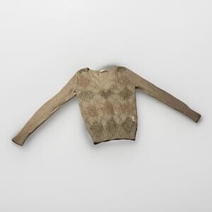Vintage Y2K Naf Naf Paris Angora Blend Sweater Women’s S Beige Knit Pullover
